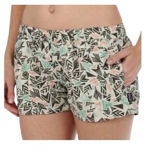 Patagonia Black and Pink Athletic Shorts Lightweight Design